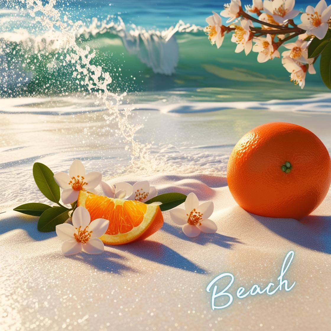 BEACH deodorant body powder, 8oz - talc and cornstarch free
