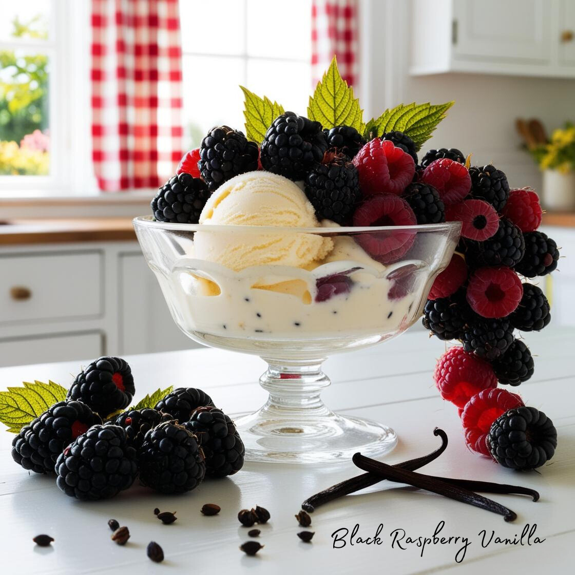 BLACK RASPBERRY VANILLA deodorant body powder, 8oz
