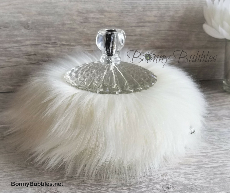 glass powder puff