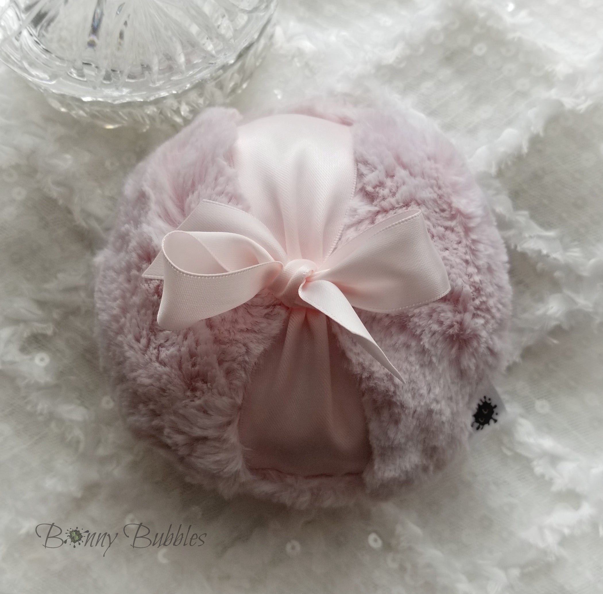 Soft Powder Pink Puff, for dusting powder