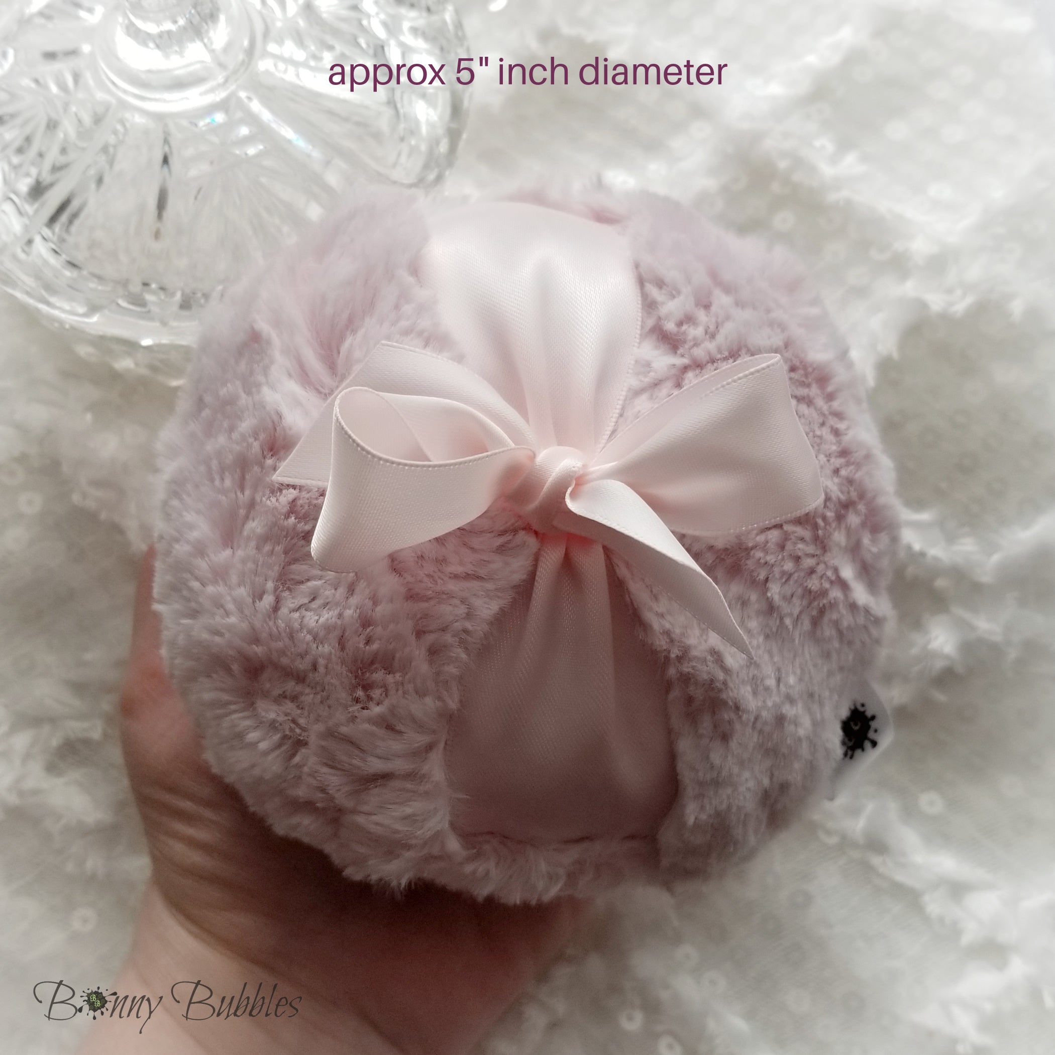 Soft Powder Pink Puff, for dusting powder