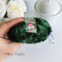 GREEN Powder Puff, 4 inch