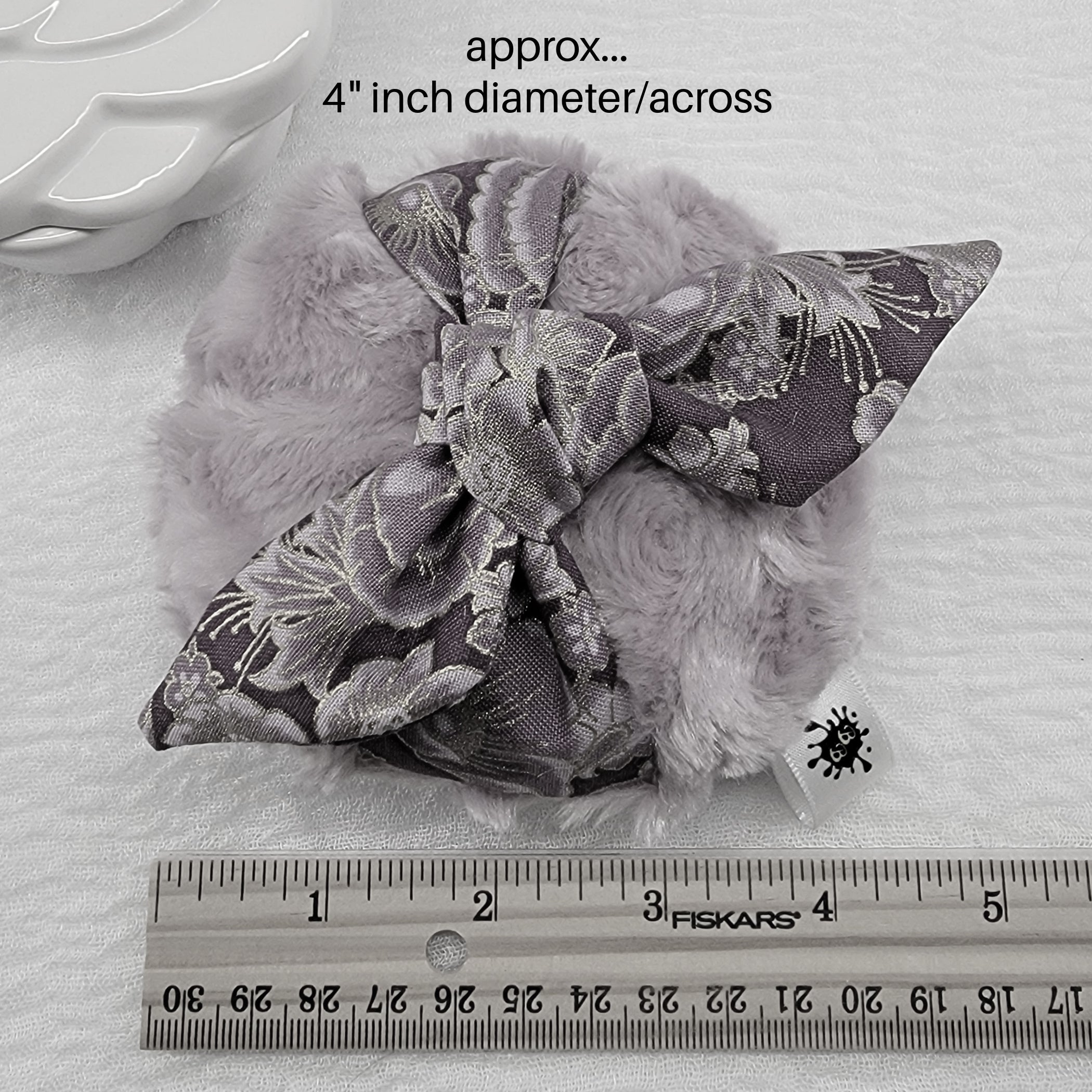 Body Powder Puff - Orchid Purple, 4 inch