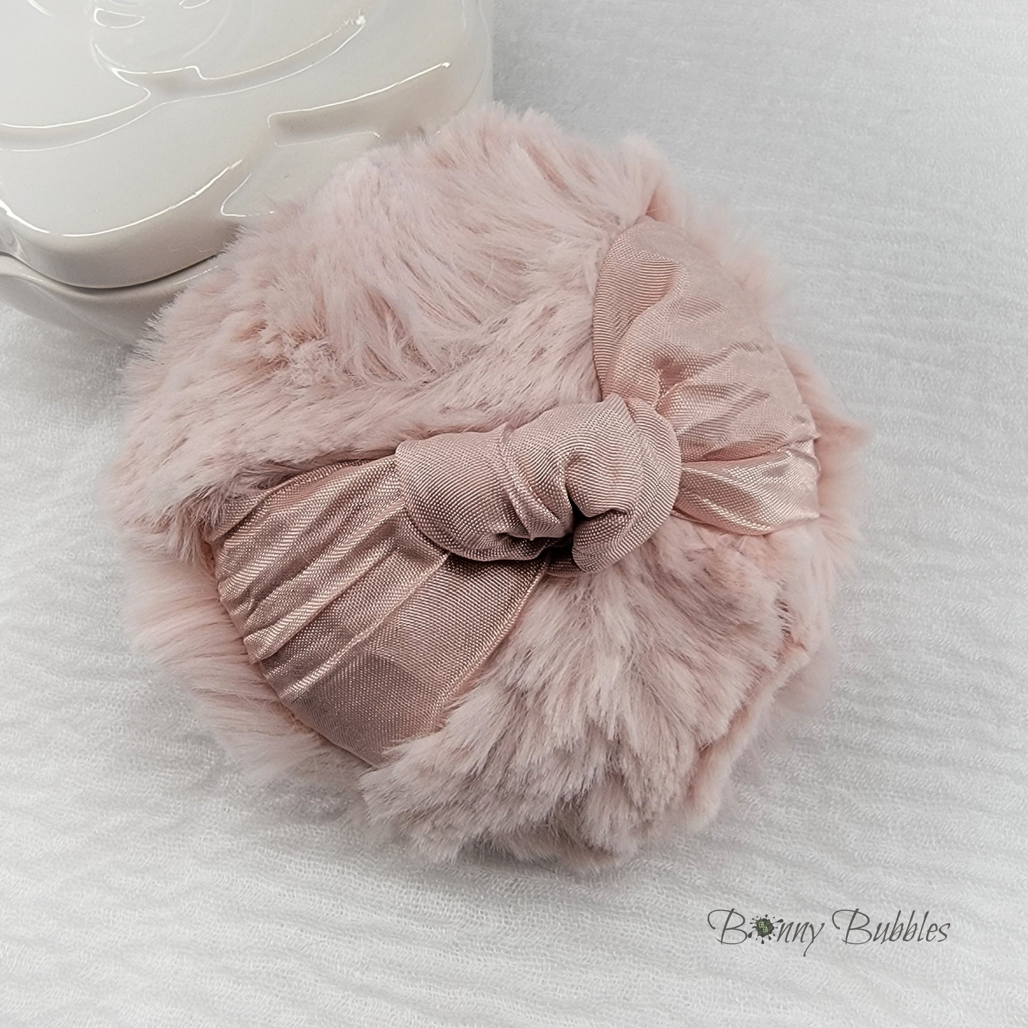 Dusty Rose Pink - Body Powder Puff, 3.75" inch