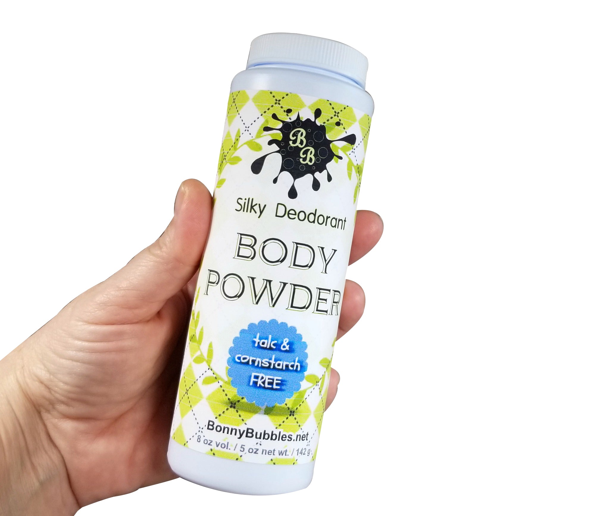 TEA TREE Body Powder, natural essential oil - no talc or cornstarch