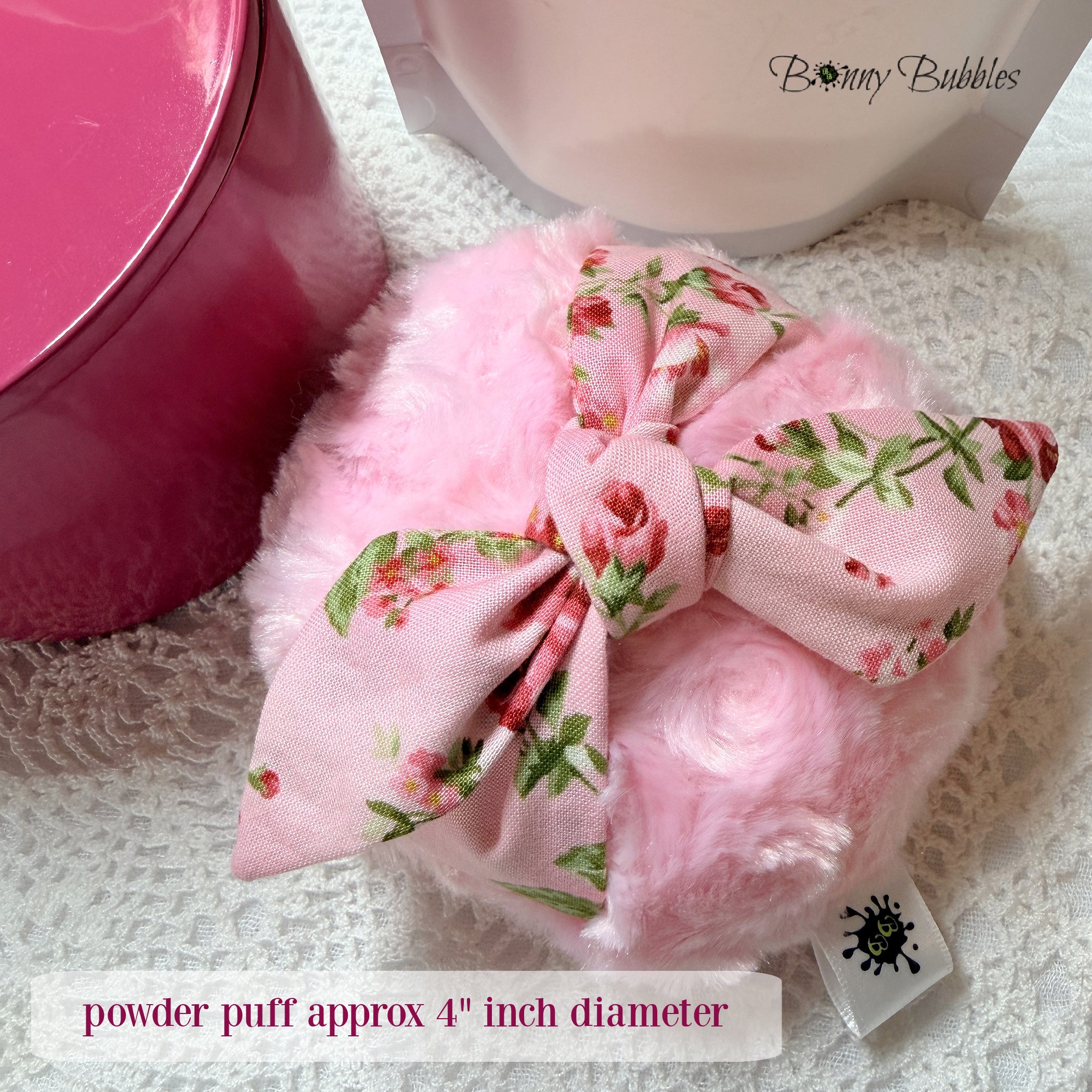 PINK Body Powder Puff Set