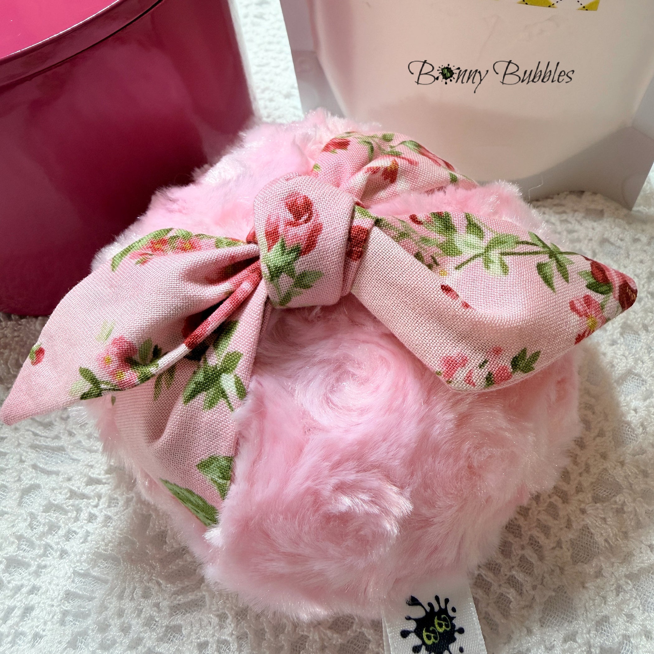 PINK Body Powder Puff Set