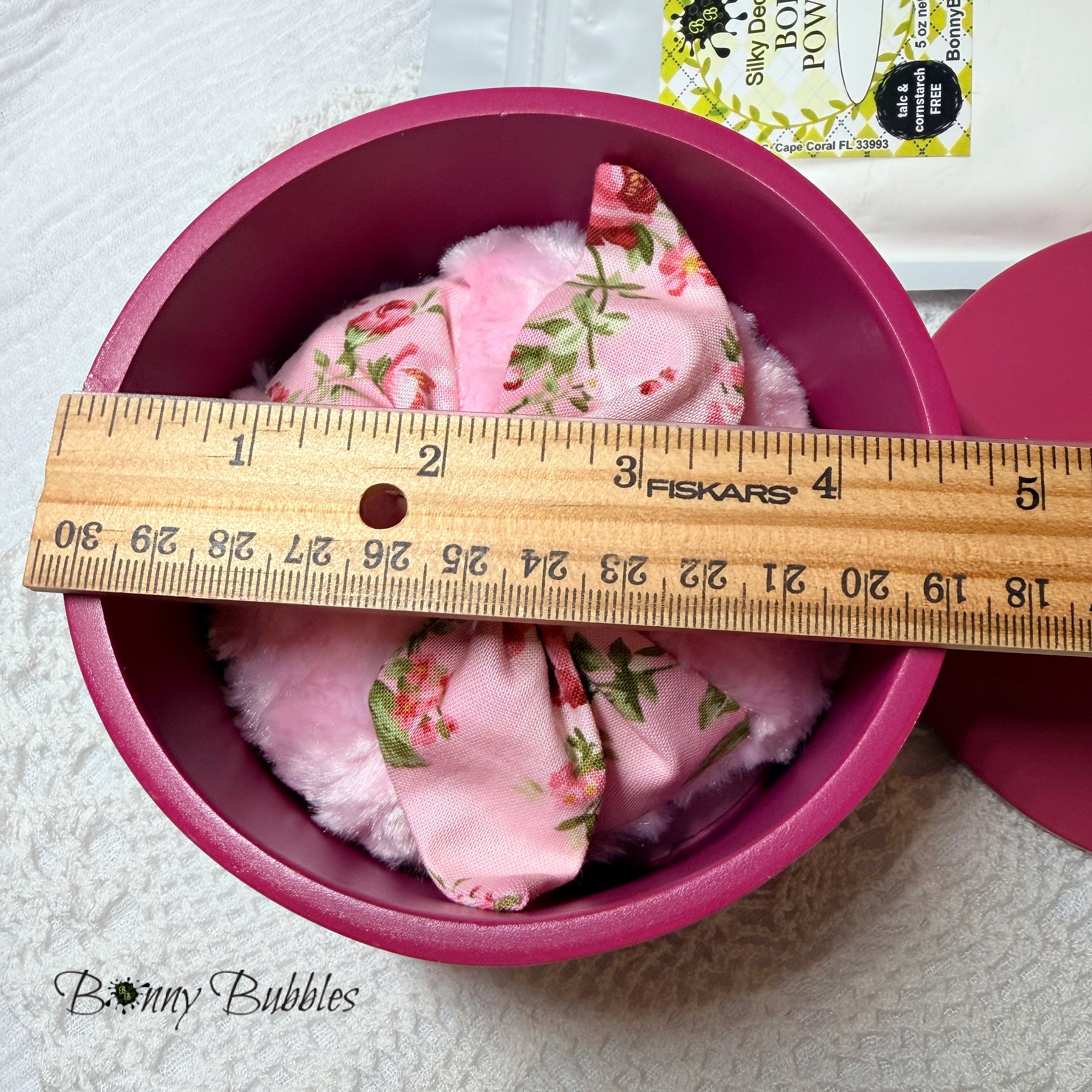 PINK Body Powder Puff Set