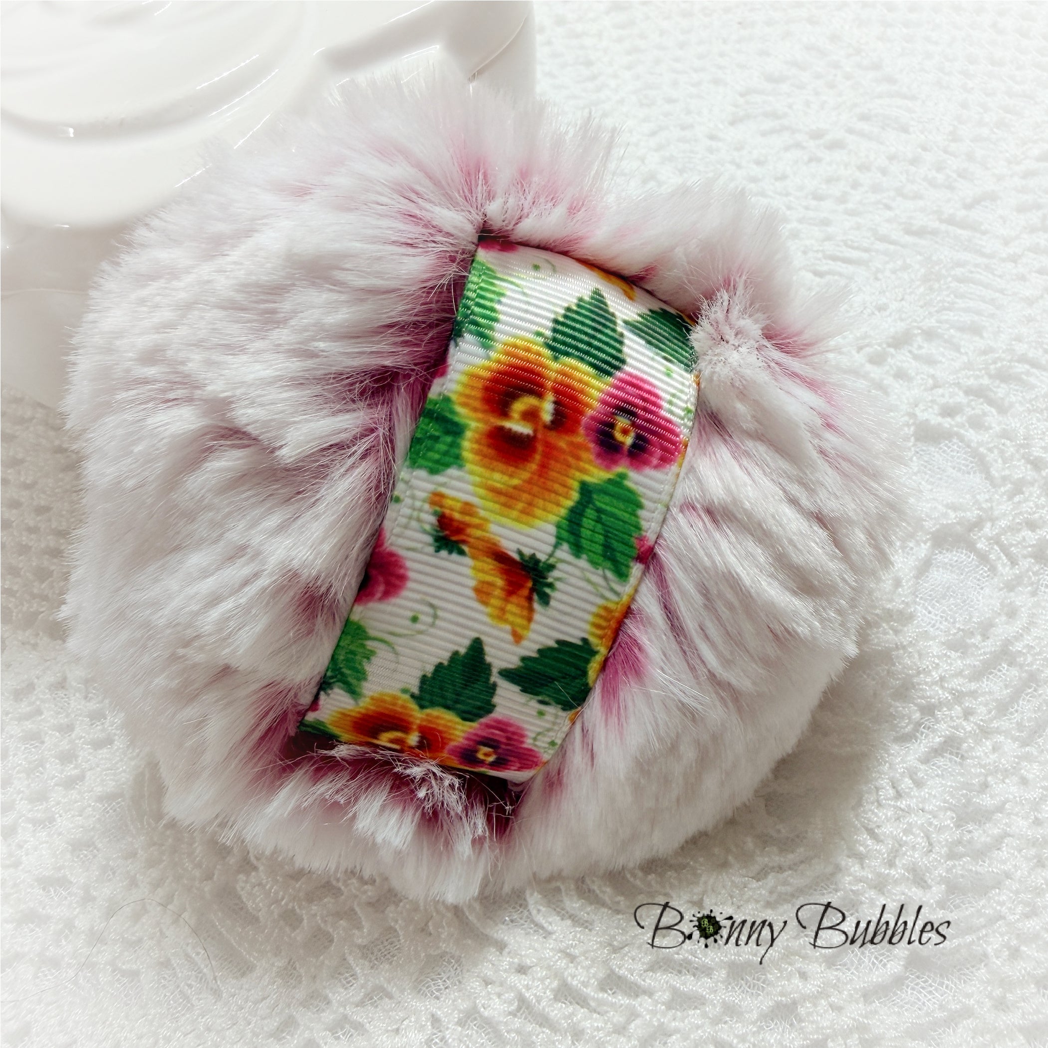 Pansy Powder Puff, mini 3 inch