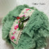 GREEN Powder Puff, 4 inch