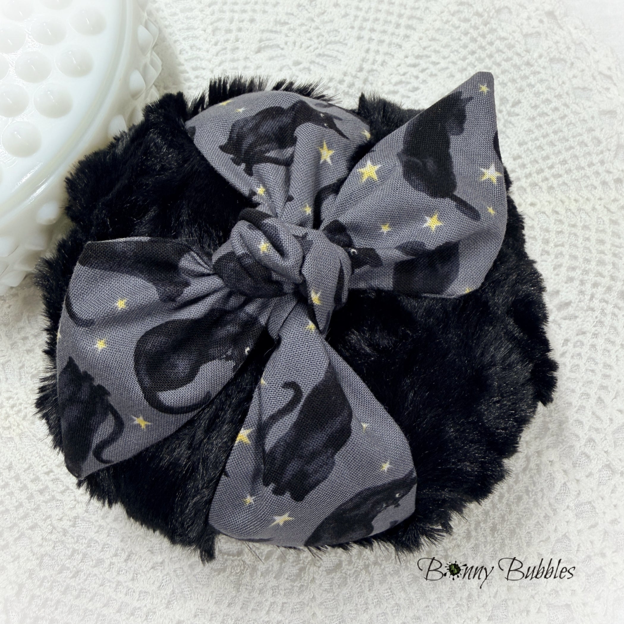 BLACK CAT Body Powder Puff - Large 5 inch