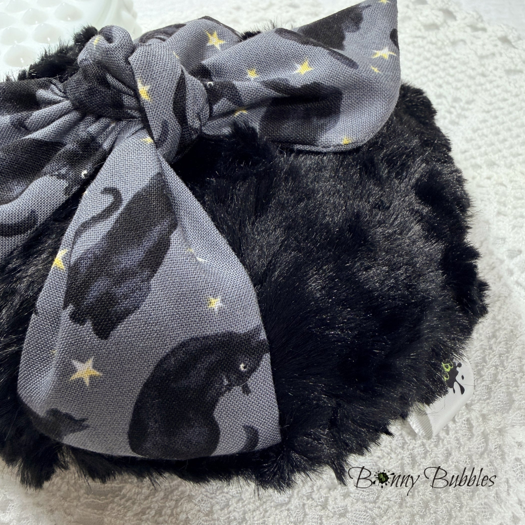 BLACK CAT Body Powder Puff - Large 5 inch