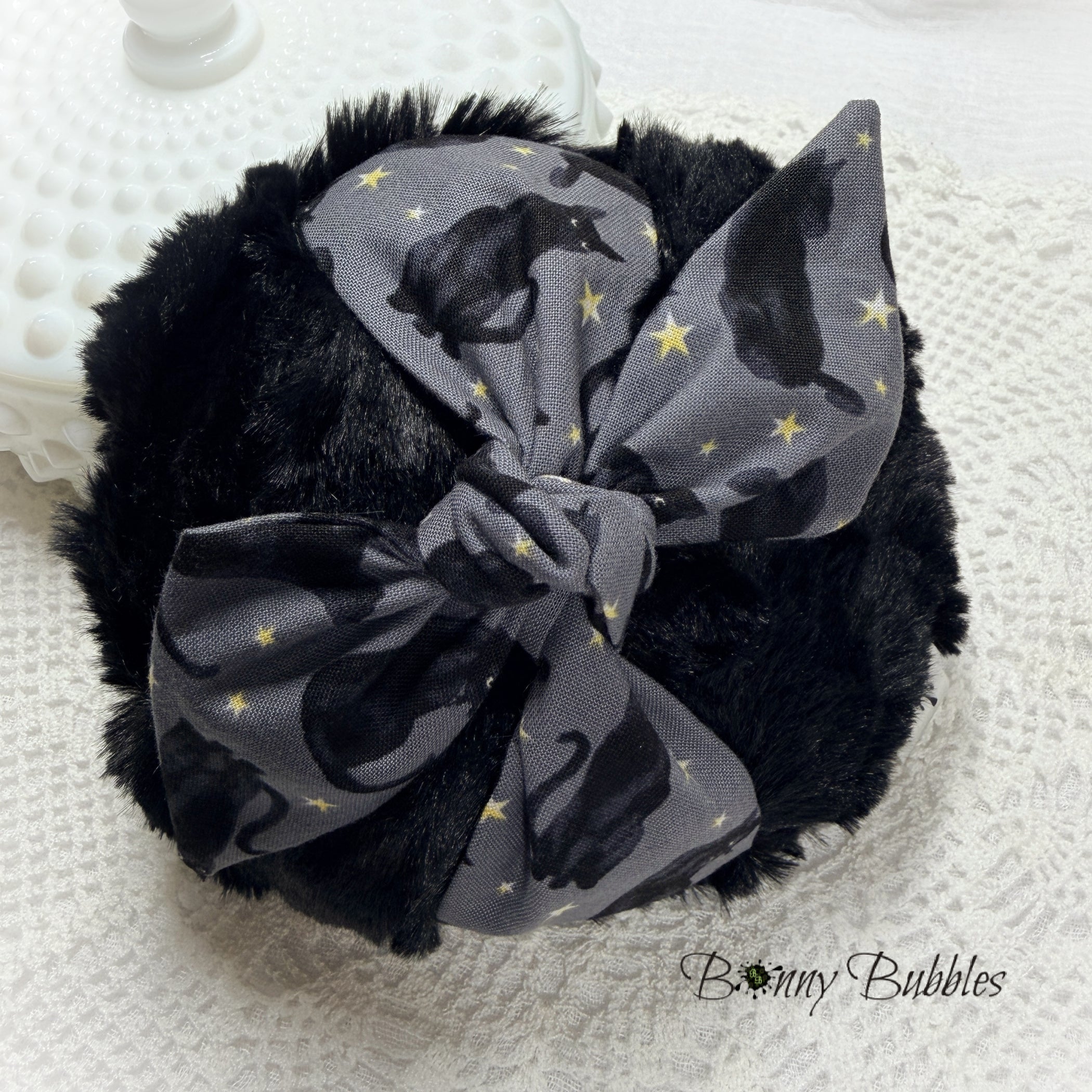 BLACK CAT Body Powder Puff - Large 5 inch