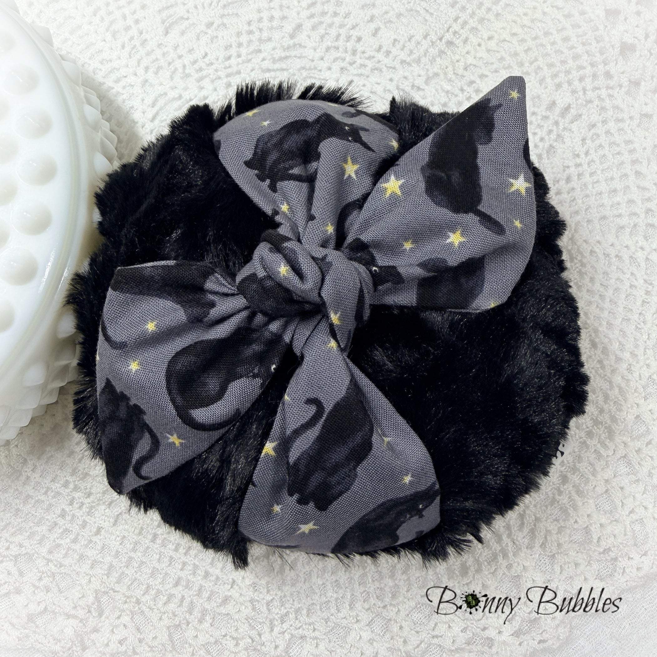 BLACK CAT Body Powder Puff - Large 5 inch