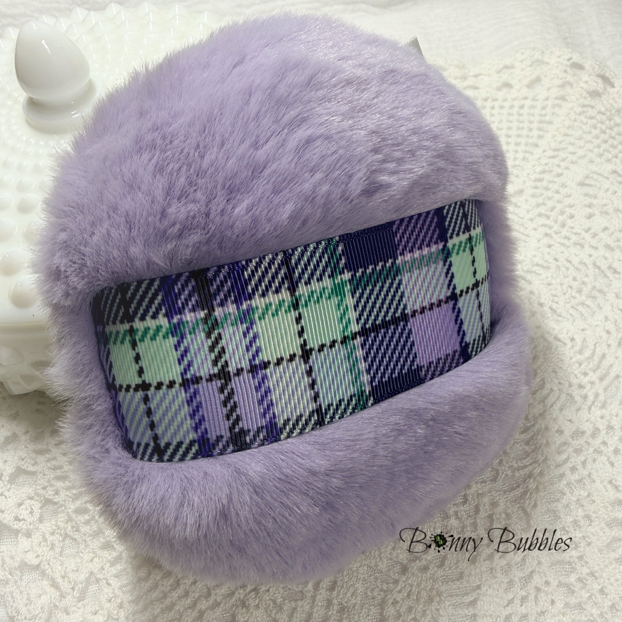 Purple Powder Puff, Large 5 inch