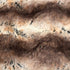 Animal Print Faux Fur, 19" x 50" inches - mixed browns, soft minky fake fur