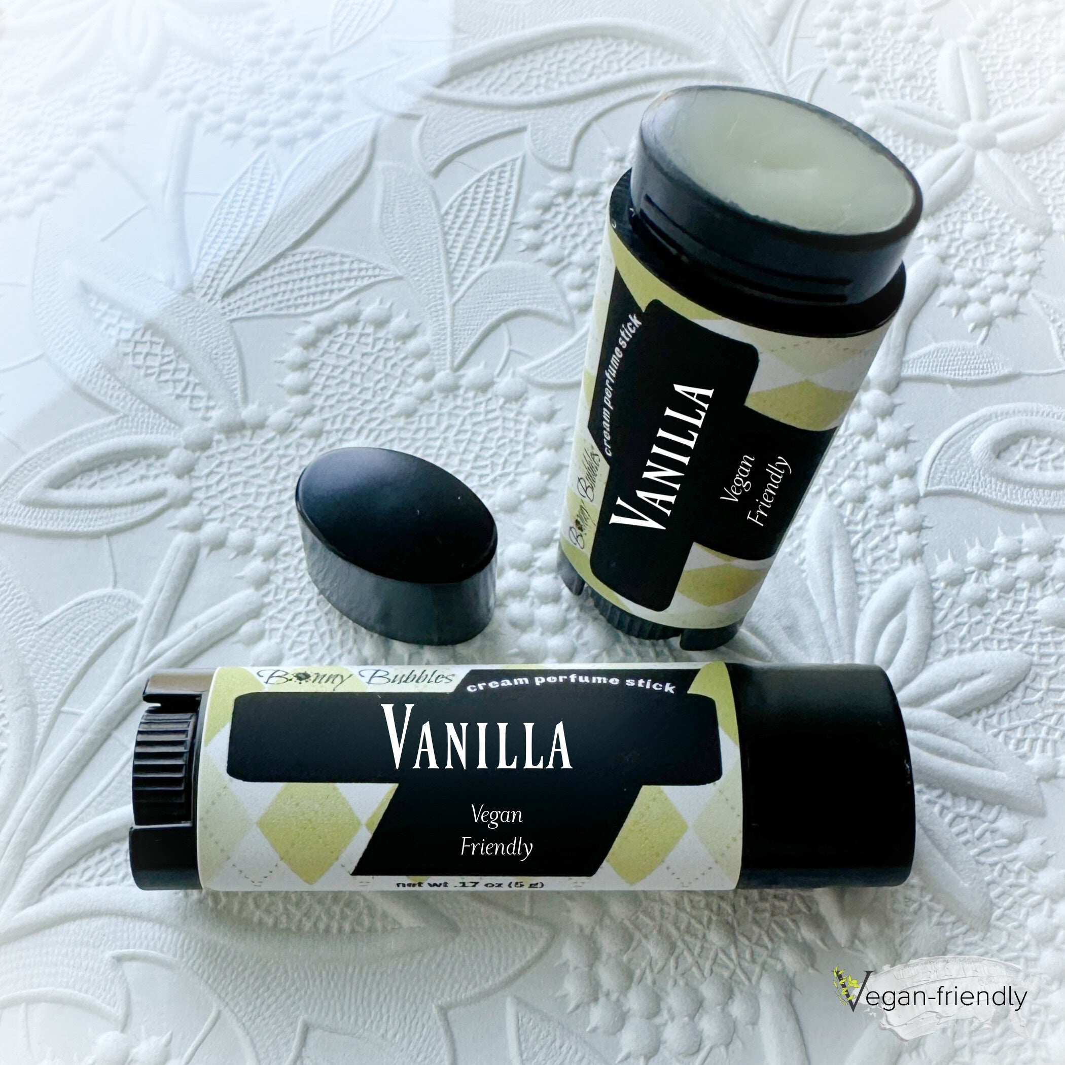 VANILLA solid cream perfume stick - travel size