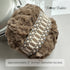 Large Powder Duster - Cocoa Brown, 5 inch