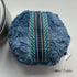 Denim Blue Body Powder Duster, 5 inch
