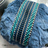 Denim Blue Body Powder Duster, 5 inch