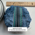 Denim Blue Body Powder Duster, 5 inch