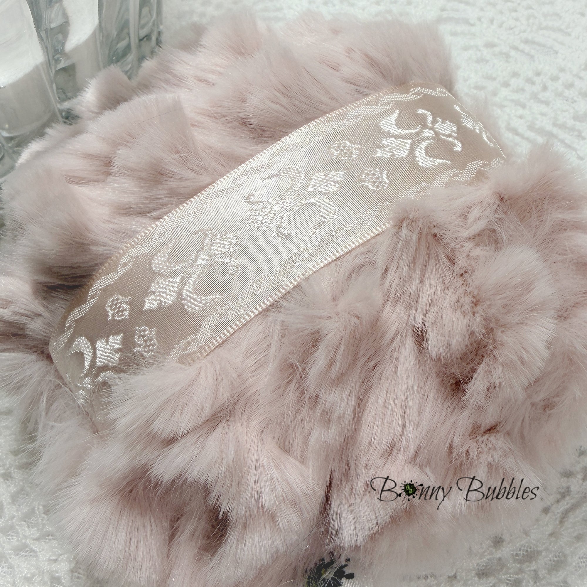 Vintage Rose Pink, Powder Puff 4" inch
