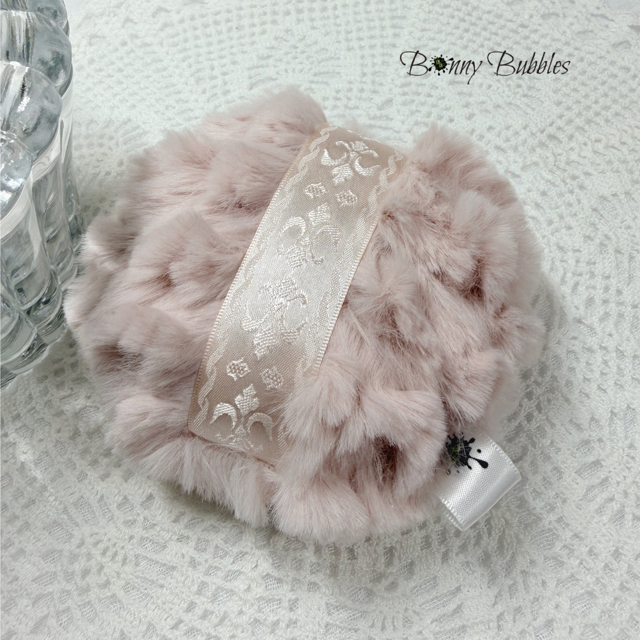 Vintage Rose Pink, Powder Puff 4" inch