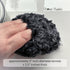 Charcoal Gray Powder Duster, 5 inch