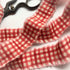 Shabby Frayed Fabric Ribbon, Red Gingham