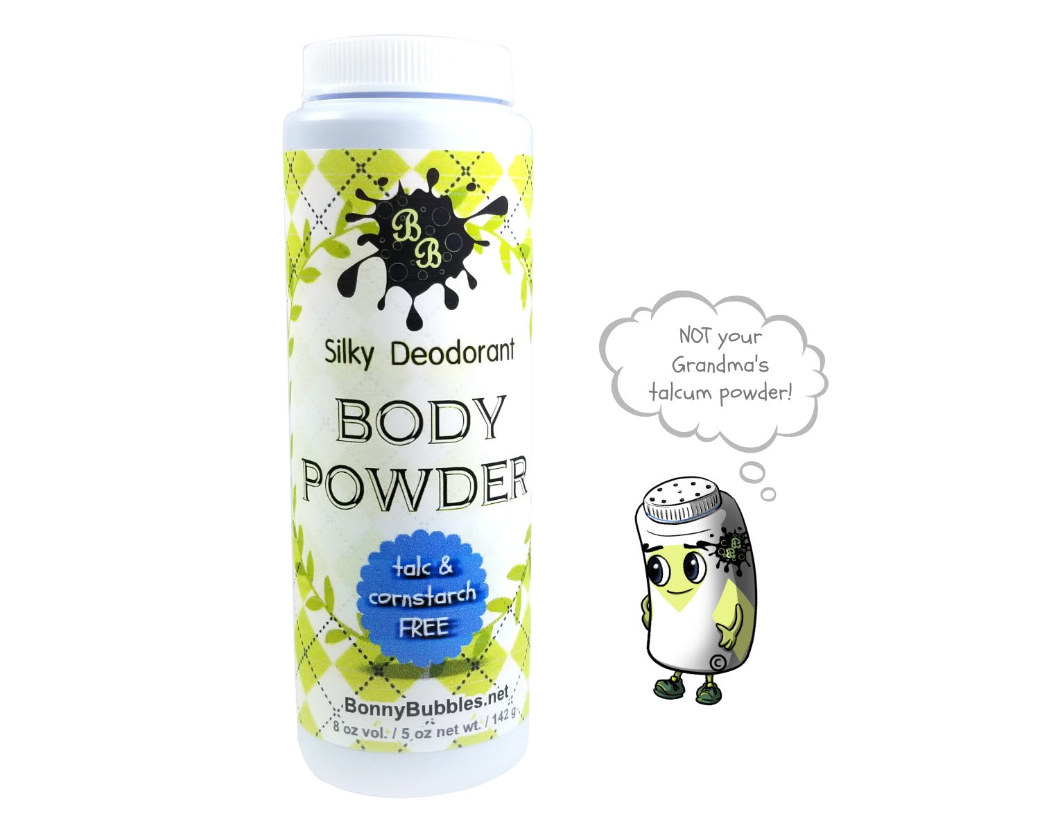 body powder acai berry and violets