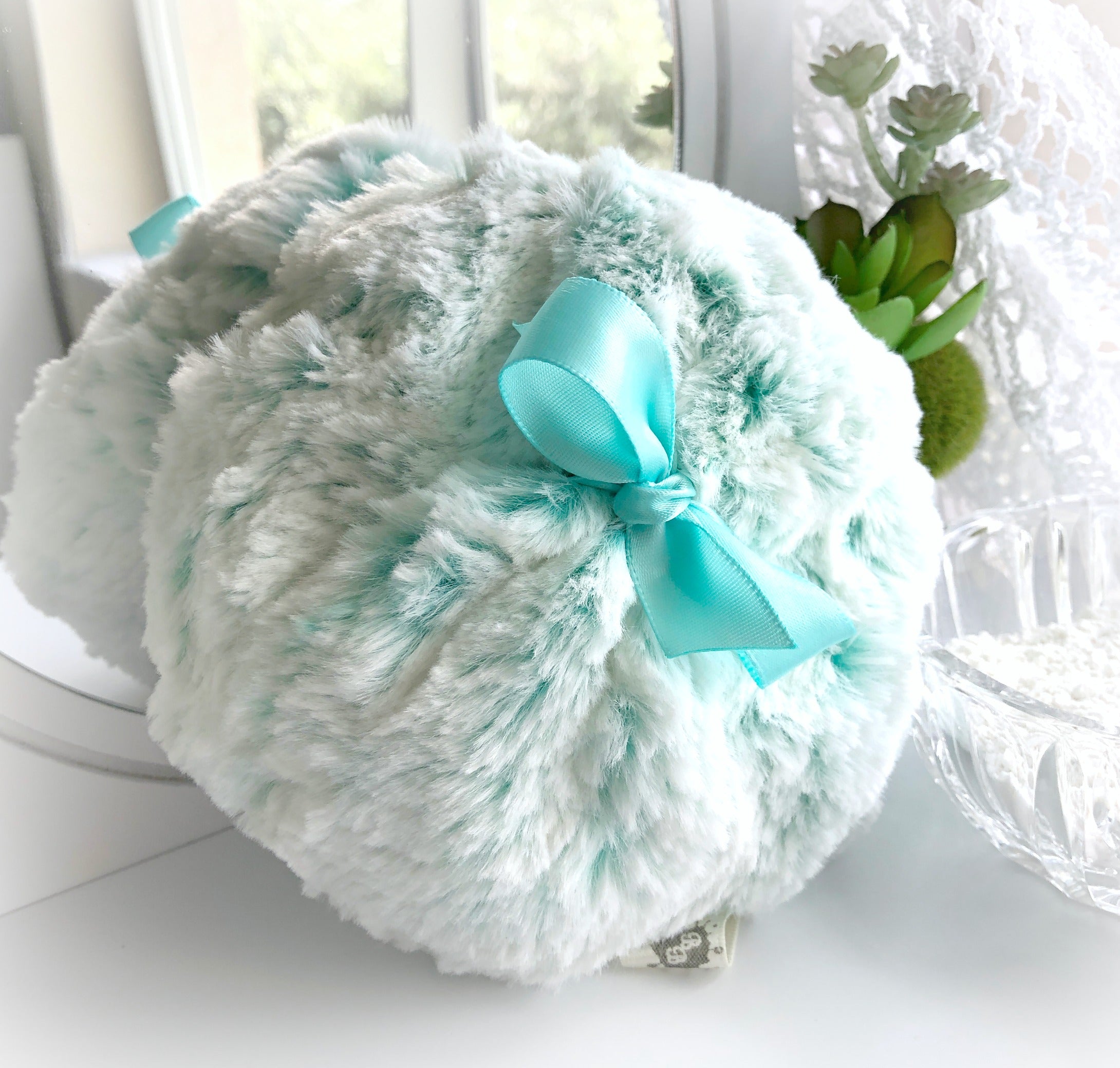 aqua body powder puff