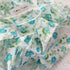 aqua floral ribbon