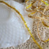 gold sequin trim