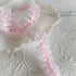 pink and white ribbon