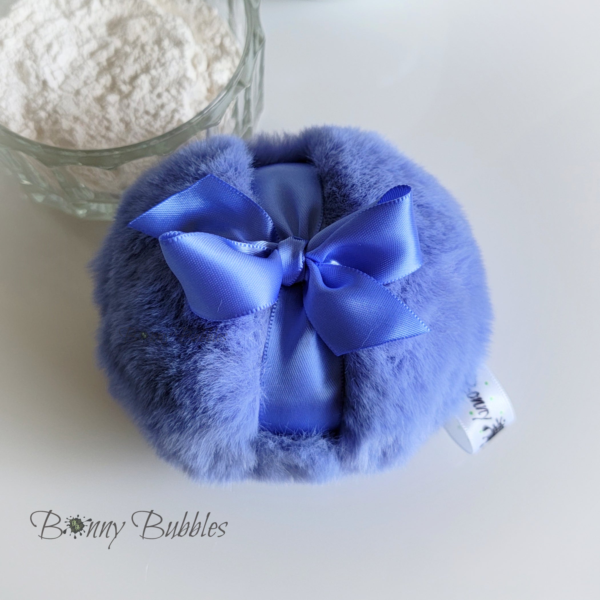 Periwinkle Blue - Body Powder Puff, 4 inch