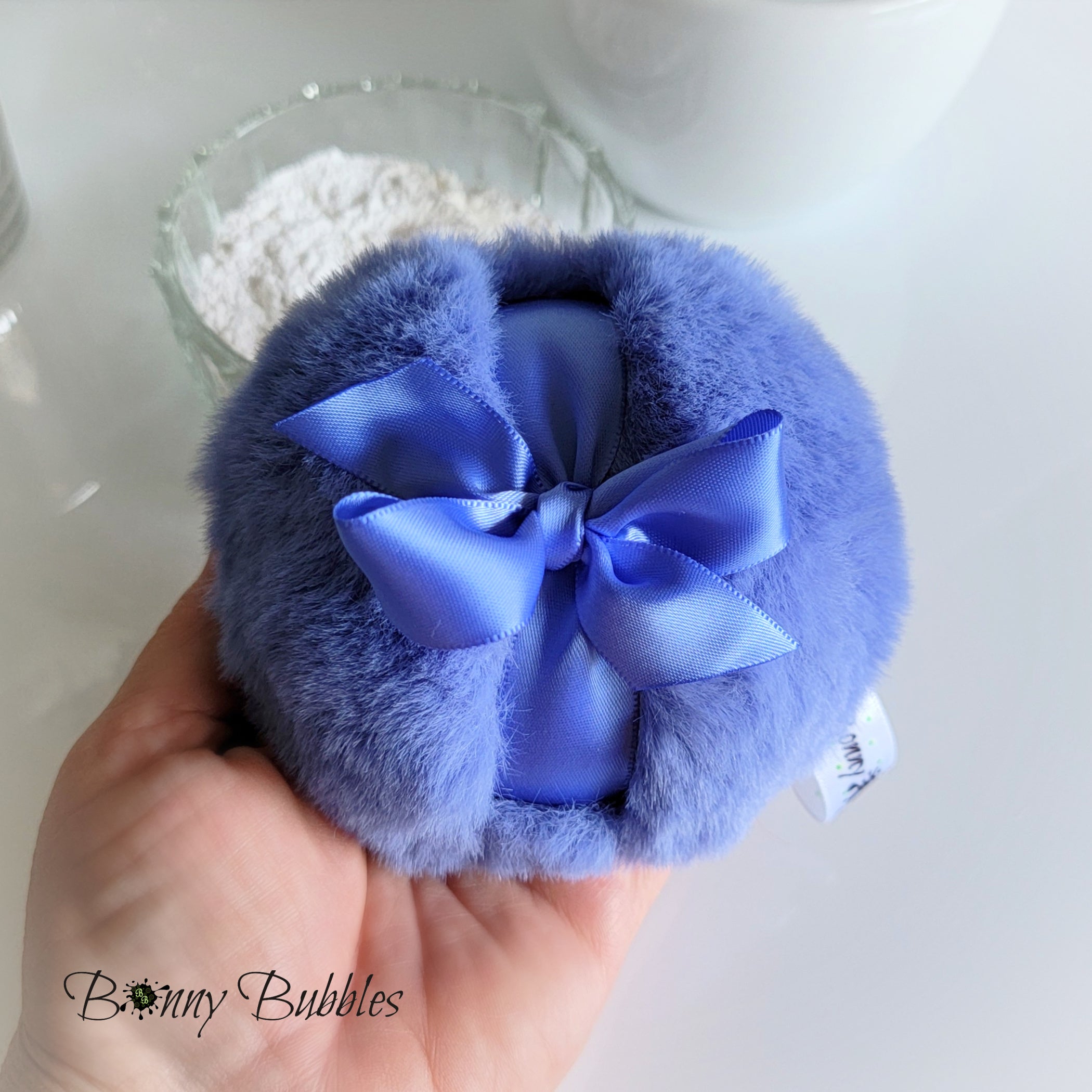 periwinkle blue powder puff