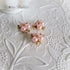 Lt. Pink, Pearl Rhinestone Flatback Jewelry Charm