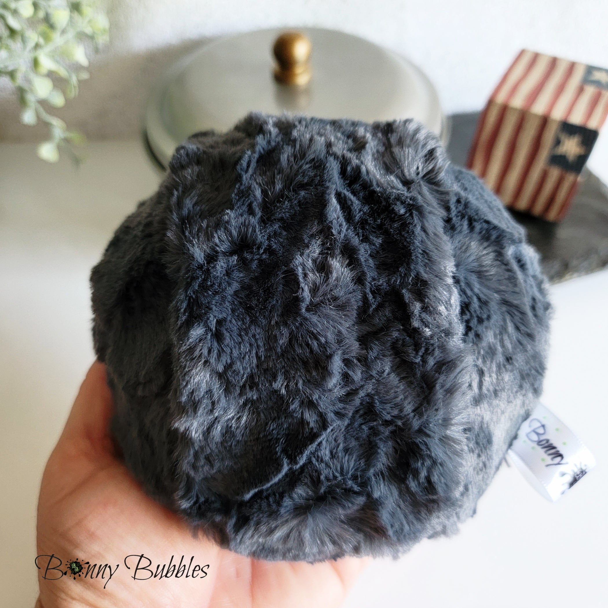 DARK GRAY - Powder Duster, 5 inch