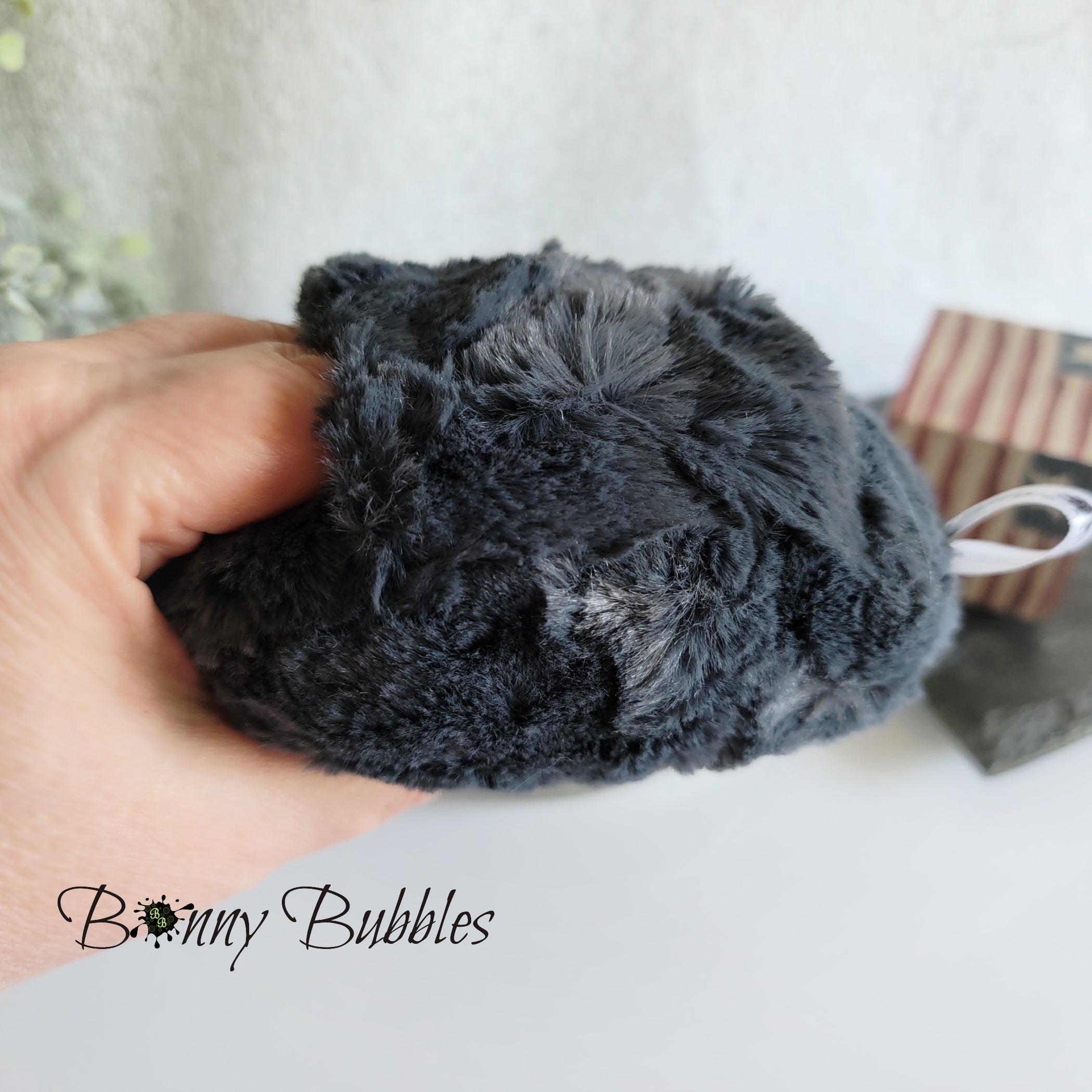 DARK GRAY - Powder Duster, 5 inch