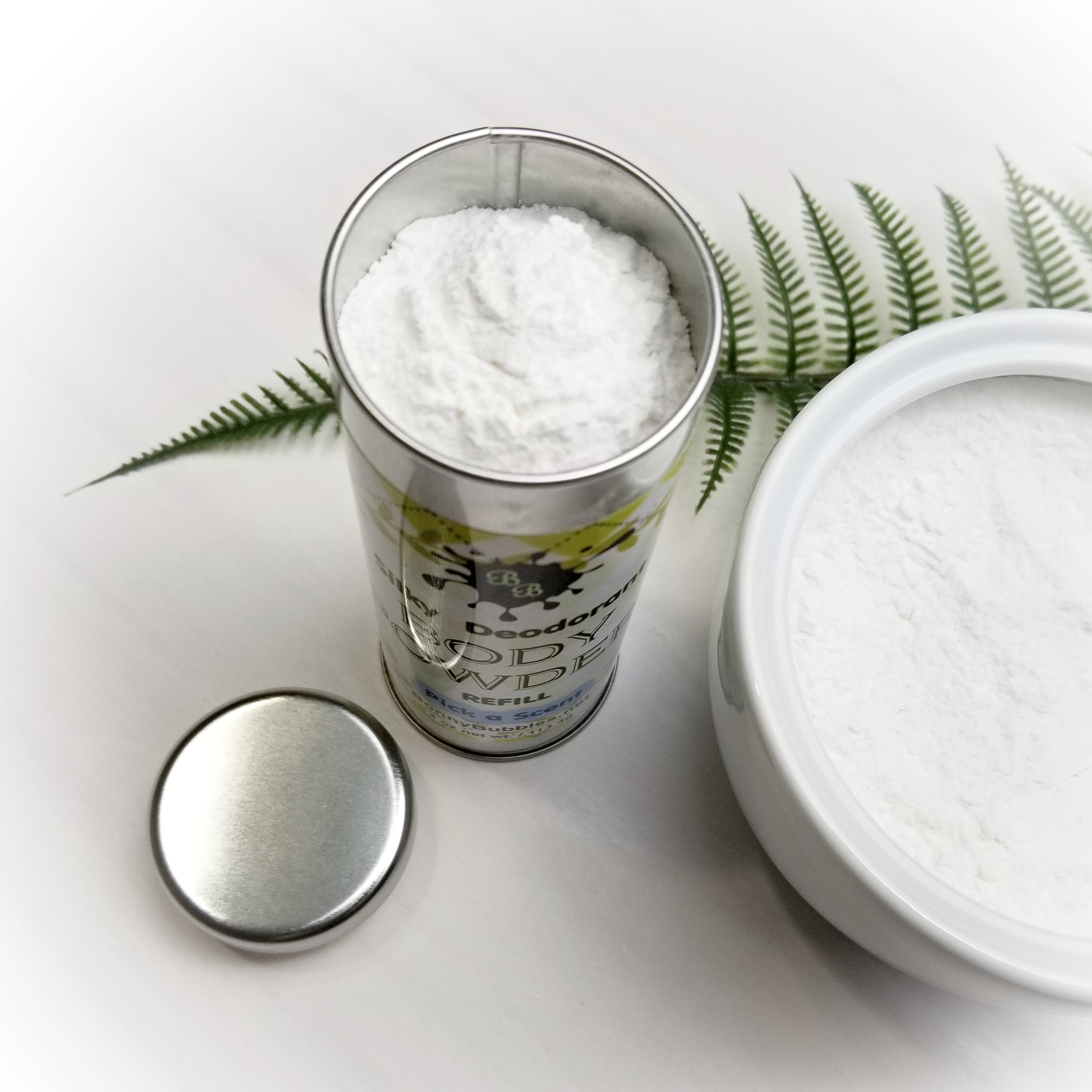 talc free body powder